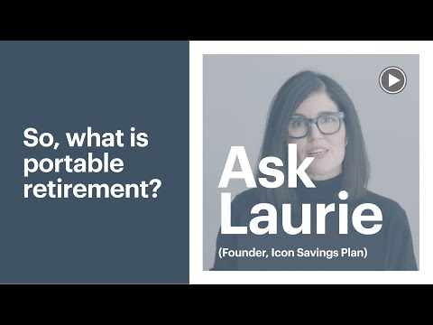 So, what is portable retirement?